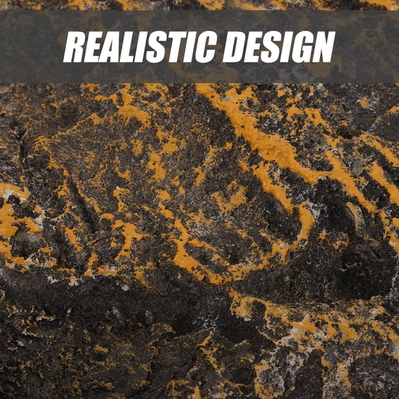 Raindrops 3D Rock Background Panel for Reptile Tank and Aquarium Decor