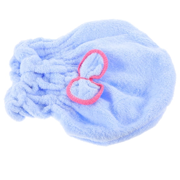 Raindrops 3Pack Bath Hair Wrap Dark Fleece Quick Drying Hair Cap Gym