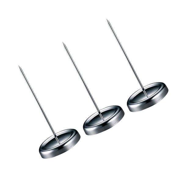 Raindrops 3-Pack Stainless Steel Kitchen Receipt Holders with Sleek Design for Home, Office, and Restaurant Use