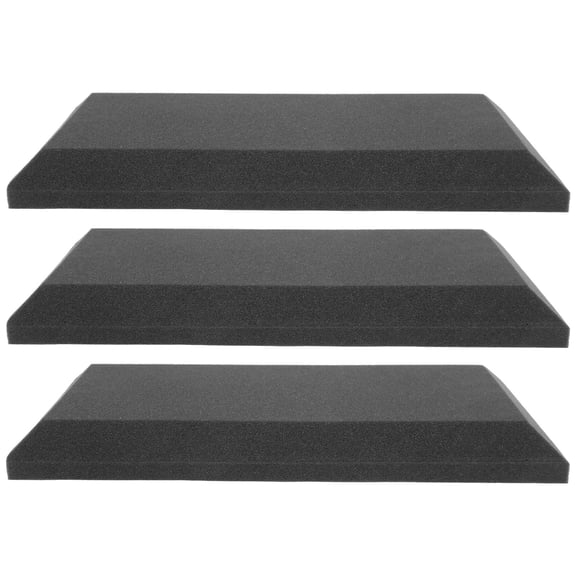 Raindrops 3-Pack Acoustic Sound Absorbing Panels for Walls, Brick Shape, 19.65 x 9.82 x 1.97 Inches