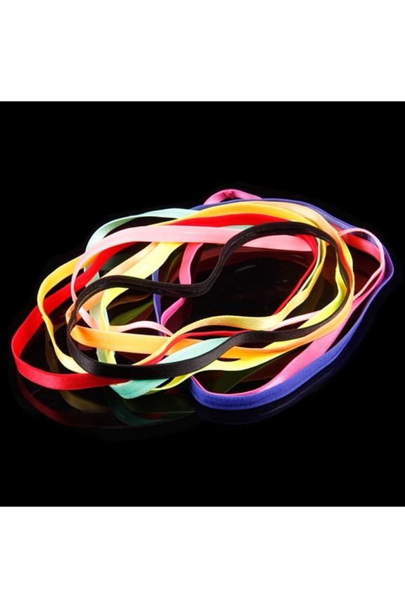 3-Pack Athletic Headbands for Women, Assorted Colors, , Fade-Resistant, Ideal for Sports and Fitness Activities