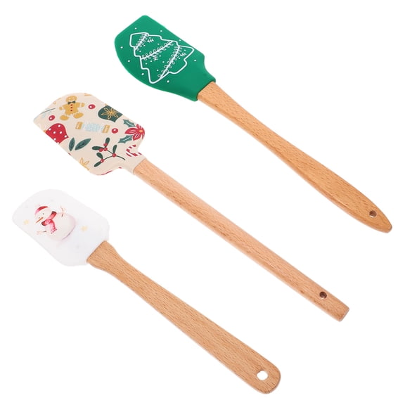 Raindrops 3-Piece Silicone Baking Tools Set for Cake Decorating and Kitchen Use, Non-Stick Utensils
