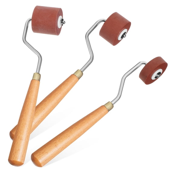 Raindrops 3Pcs Brayers Printmaking for Beginners and Professionals in Multiple Sizes