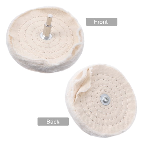 Raindrops 3Pcs Buffing Pad for Drill Plastic Finishing 1.97in Synthetic Material