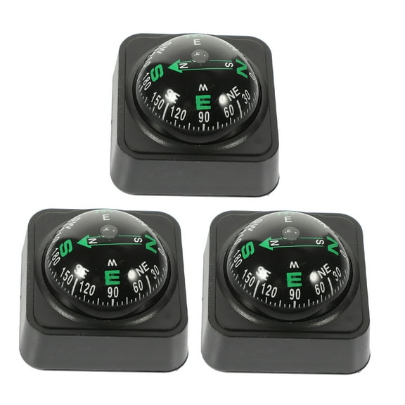 Raindrops Car Dash Compass High Precision Multi ABS 3Pcs Driving Use
