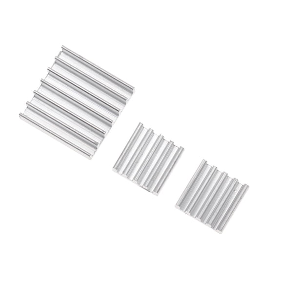 Raindrops 3Pcs Computer Heat Sink Aluminum for SSD and Stepper Motor Cooling