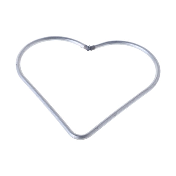 Raindrops 3Pcs Craft Rings Heart Shape Wall Hanging For Home Decor 12in