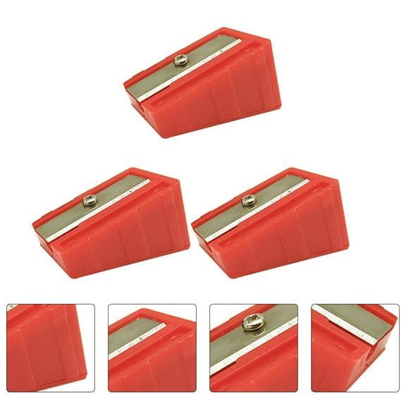 Raindrops 3Pcs Cue Tip Burnisher Pencil Sharpener for Billiard Players and Pool Accessory