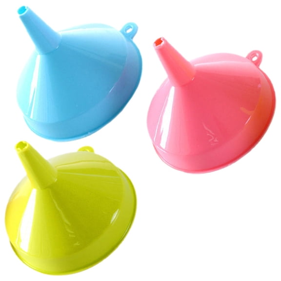 Raindrops Cooking Funnels Assorted Color 3Pcs 10X11.4X11.4In
