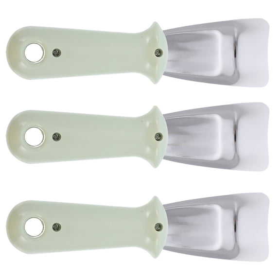 Raindrops 3-Piece Scraper Set with PP Handles and Stainless Steel Blades for Kitchen Use and Ice Removal Tasks