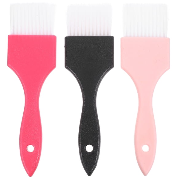 Raindrops Hair Treatment Brushes Ultra Bristles Comfortable Handling for Even Dye Application 3Pcs