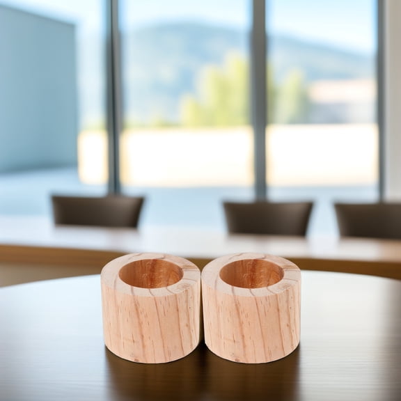 Raindrops 3Pcs Khaki Wooden Flower Pot Mini Pots for Plants Perfect for Gardeners Use