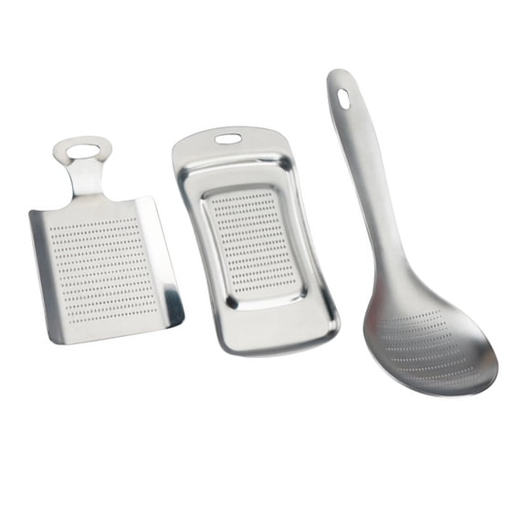 Raindrops 3Pcs Kitchen Hand-Pressed Garlic Masher for Home and Professional Use