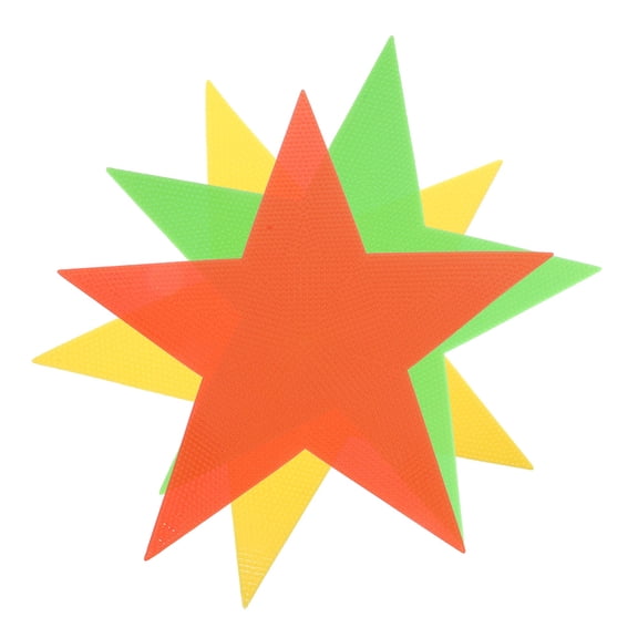 Raindrops 3-Pack Fluorescent Sports Training Markers for Football Practice in Red, Green, Yellow PVC Material