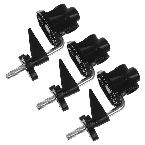 Raindrops 3Pcs Table Lamp Clip Metal Plastic Sturdy Grip Prevent Slipping Home Use