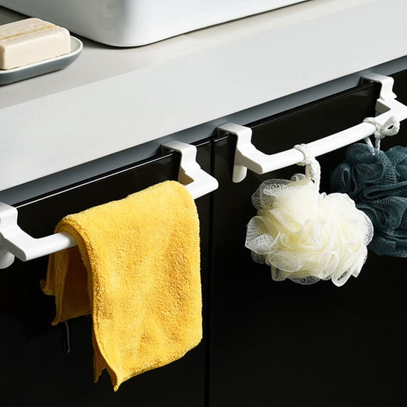 Raindrops Door Clips 3Pcs Premium Door Clip On Brackets White Abs Material