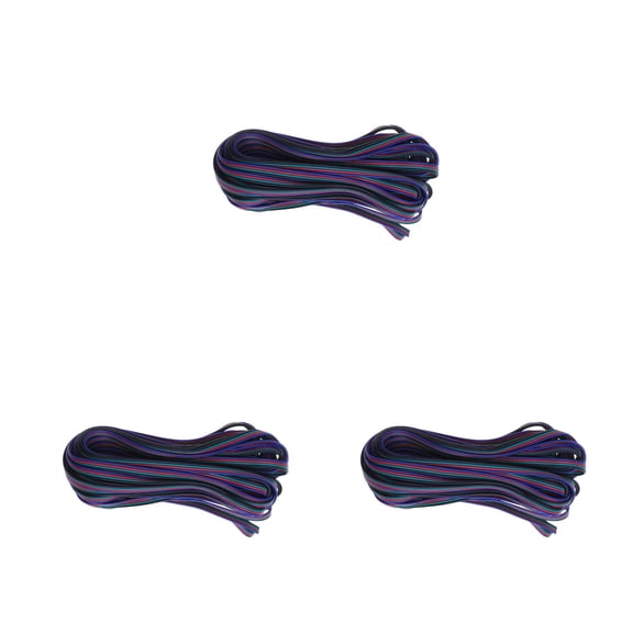 Raindrops 3pcs 10M Durable LED Weld-free Connection Line for RGB Strip Lamp