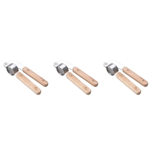 Raindrops 3pcs 304 Stainless Steel Multifunction Garlic Press Creative Garlic Squeezer Kitchen Tools for Crushing Garlic