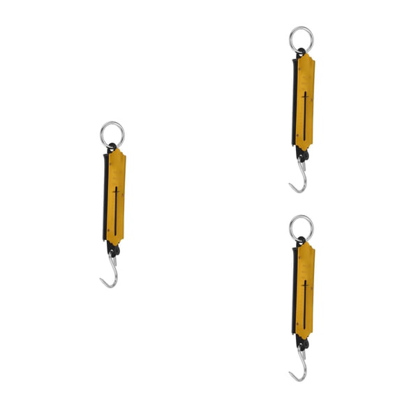 Raindrops 3pcs Accurate Spring Hand Scale for Travel Compact Spring Scale Convenient Hook Scale High Precision Scale for Home and Outdoor Use