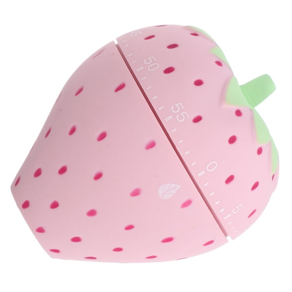 Raindrops 3-Pack Strawberry Kitchen Timers, Cute Plastic Baking Timers for Cooking, Study, and Time Management