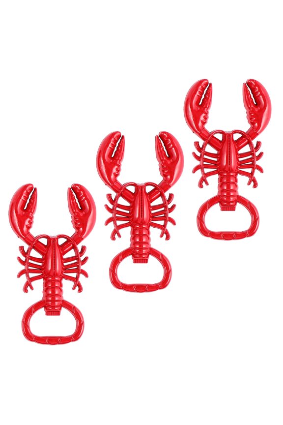 3pcs Alloy Keychain Bottle Opener Novel Shape for Kitchen and Outdoor