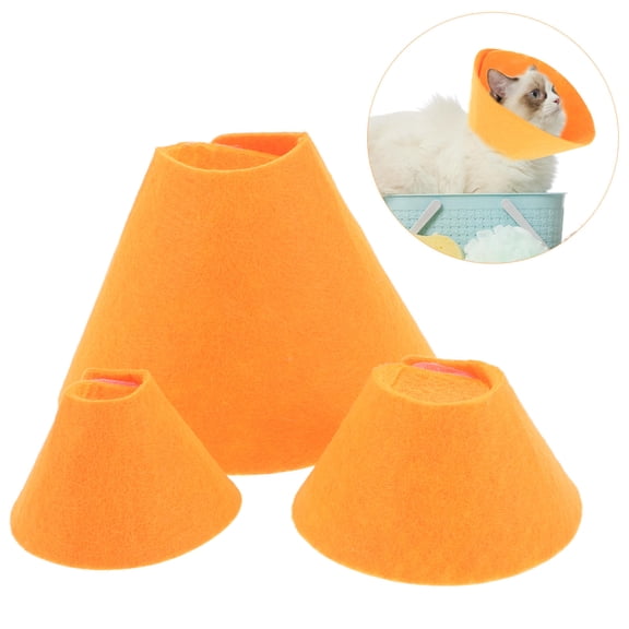 FOMIYES 3Pcs Breathable Anti Lick Collar for Small Pets Guinea Pig Rabbit Hamster