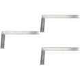 thumbnail image 1 of Raindrops 3pcs Carpenter Square Machinist Ruler Woodworking Measuring Ruler Construction Ruler, 1 of 8