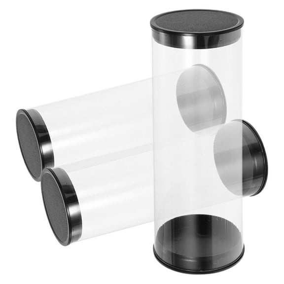 Raindrops Multi-Color Clear Golf Ball Case - Portable and Anti-Scratch 3Pcs