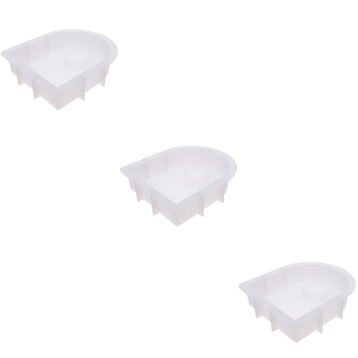 Raindrops 3pcs DIY Silicone Clock Epoxy Silicone Casting Clock Shaped ...