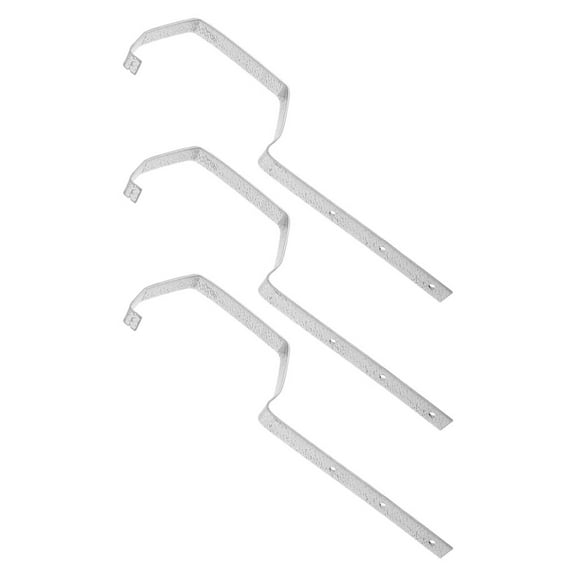 Raindrops Iron Gutter Support Brackets, Weather-Resistant, Easy to Install, 3-Pack for Home Roofing