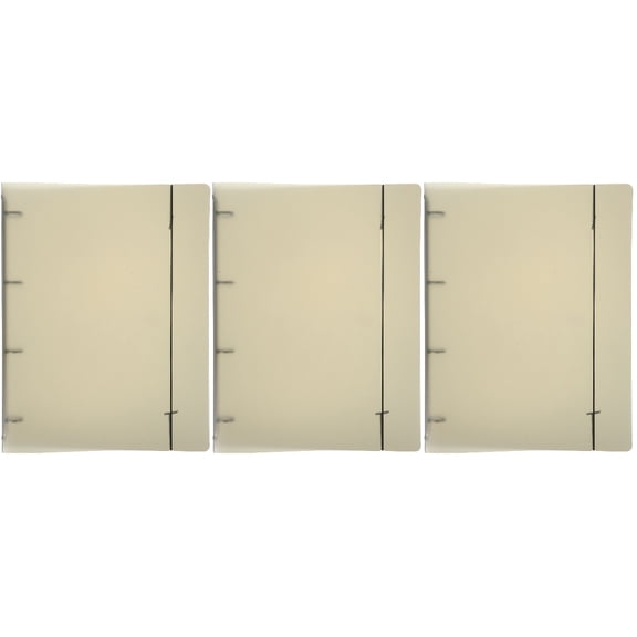 Raindrops 3-Pack Expanding Plastic File Folders, Reusable Document Organizer, File Storage Container for Office and Home