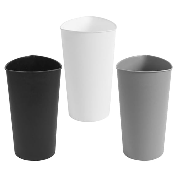 CHICHUMID 3Pcs Lightweight Plastic Flower Buckets for Household Balcony Farmhouse Flower Arrangement