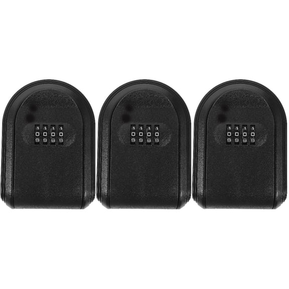 Raindrops 3pcs Key Lock Box Outdoor Lock Box Household Keys Box Home Security Keys Box Small Wall Keys Container