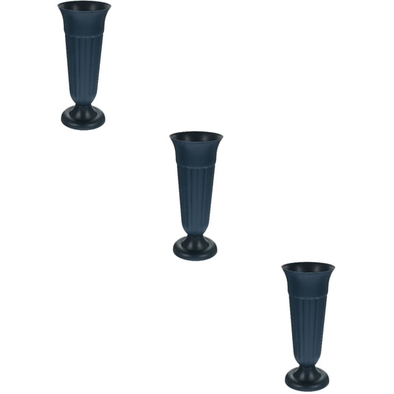 Raindrops 3pcs Memorial Cemetery Vase Flower Pot Cemetery Vase Flower Container Holder Urn Planter