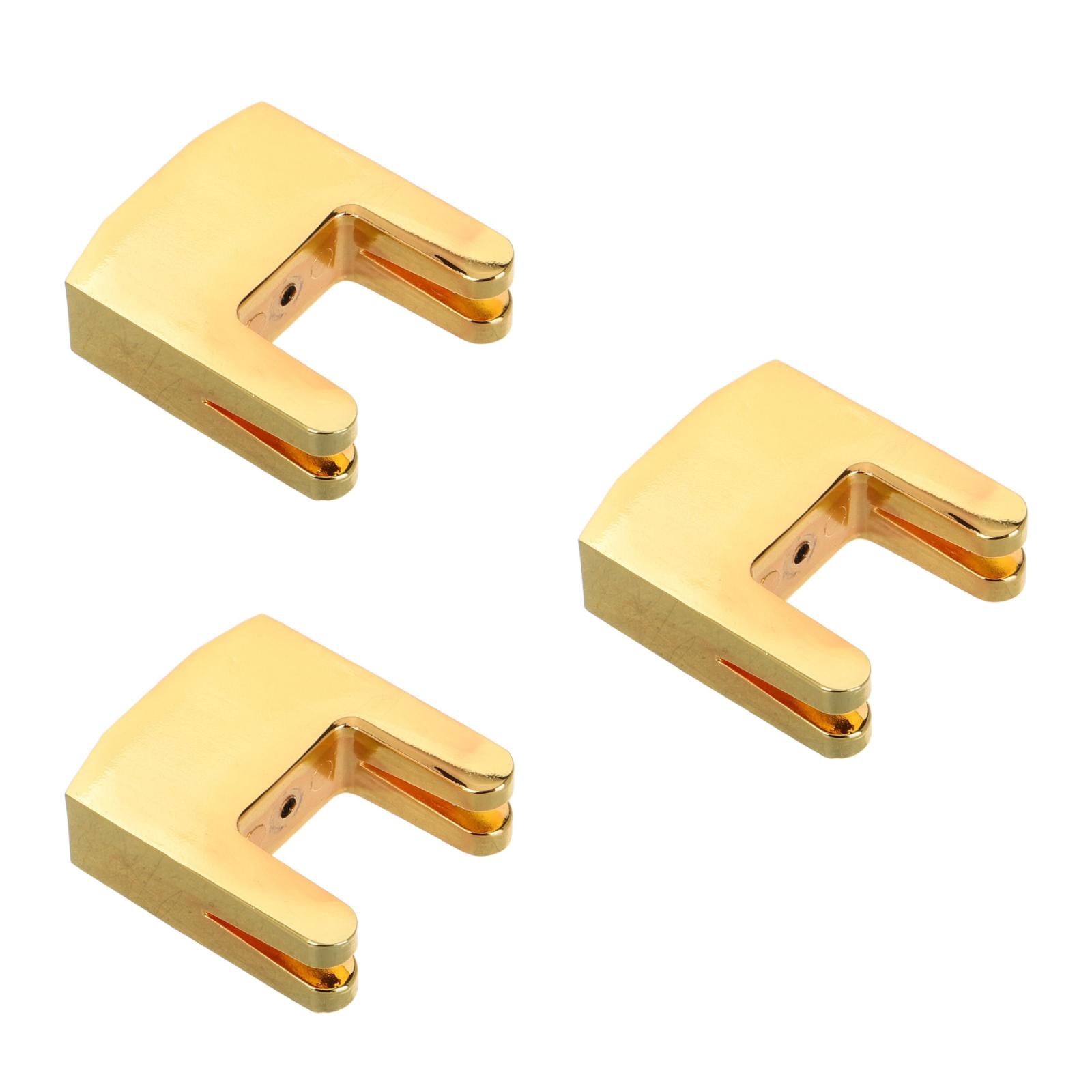 Raindrops Golden Alloy Violin & Cello Practice Mute Muffler 3 Pieces Easy to Install for Quiet Playing