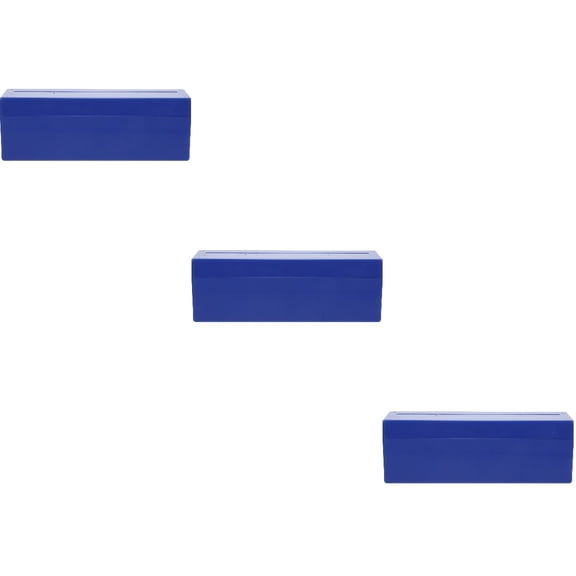 Raindrops 3pcs Plastic Coin Storage Box Coin Storage Case 20 Slabs Coin Holder Storage Holder