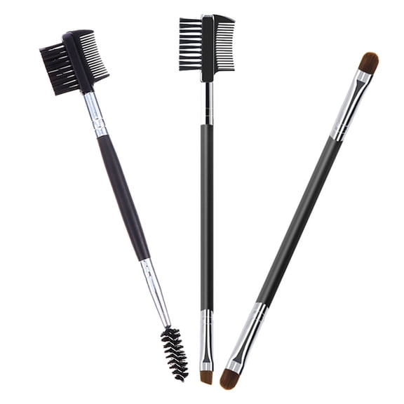 Raindrops Set of 3 Portable Makeup Brushes Featuring Ergonomic Design for Comfortable Use