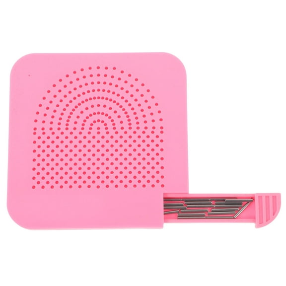 Raindrops 3pcs Quilling Board with Storage for Paper Crafting Winder Roll Square Craft DIY Tool (Pink)