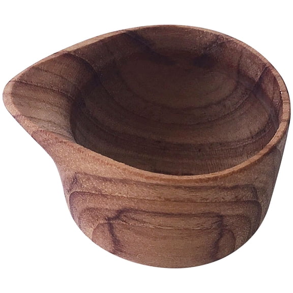 Raindrops 3pcs Retro Mini Wooden Handmade Small Natural Solid Wood Milk Drinking Cup