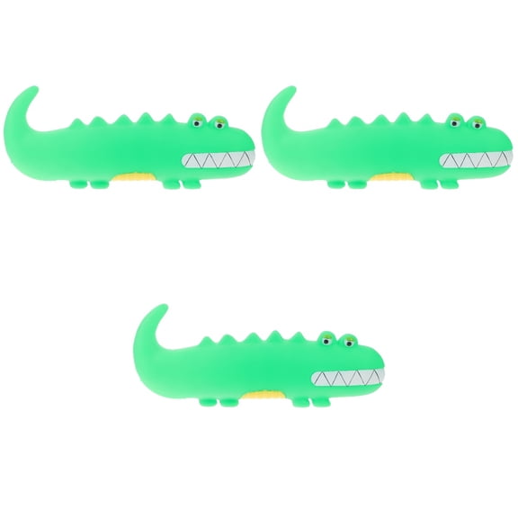 Raindrops 3pcs Squeaky Dog Toy Pet Interactive Play Toy Dog Lizard Shape Plaything Pet Squeaky Toy