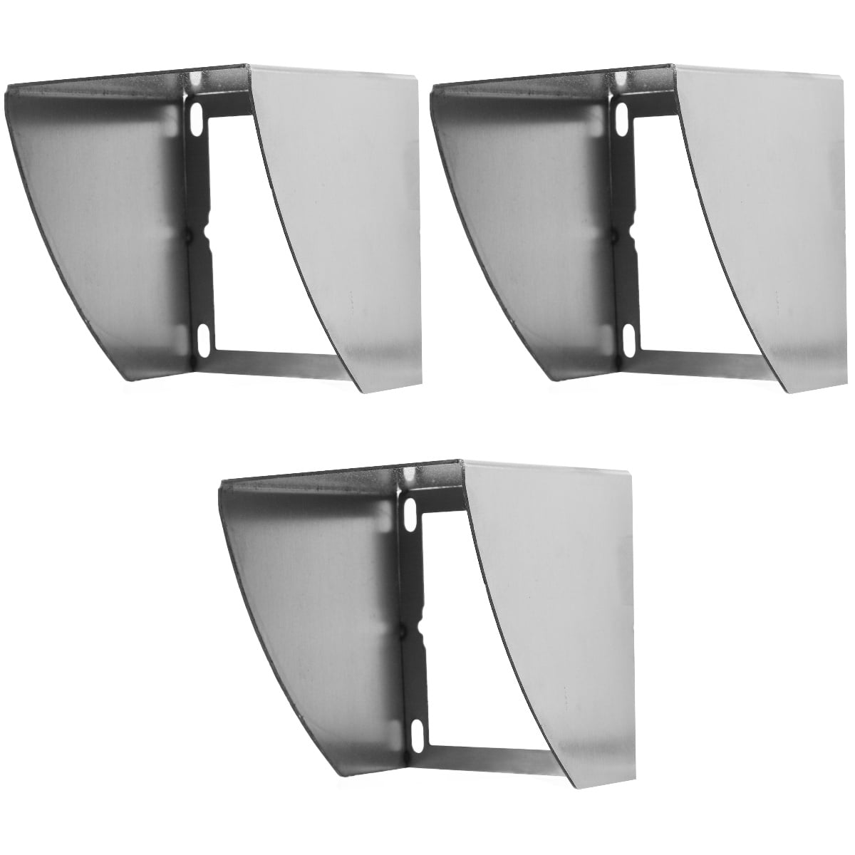 Raindrops 3pcs Stainless Steel Wall Cover Box Stainless Steel Socket Cover Outdoor Waterproof Socket Cover