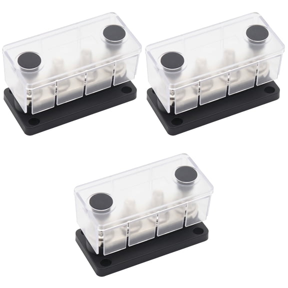 Raindrops 3pcs Terminal Bus Bar 300A Terminal Strip Car Terminal Strip Electrical Bus Bar Block