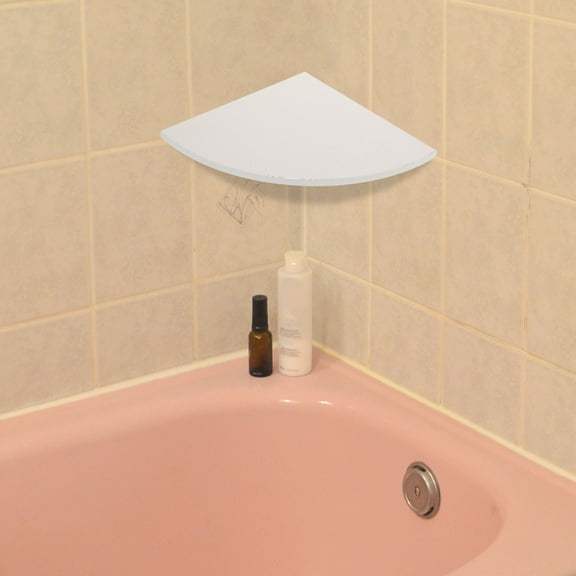 Raindrops 3pcs Triangle Shaped Corner Shelf Bathroom Corner Board Wall Corner Shelf Home Supplies