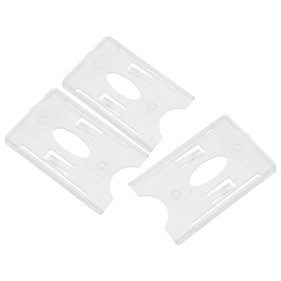 Raindrops 3pcs Windshield Parking Permit Holder Suction Cup And Easy To Clean, Adjustable Viewing Angles For Car Registration Insurance Pass Parking Tags