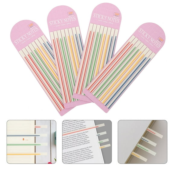Raindrops 4 Books Colored Highlighting Highlighter Strips Colorful