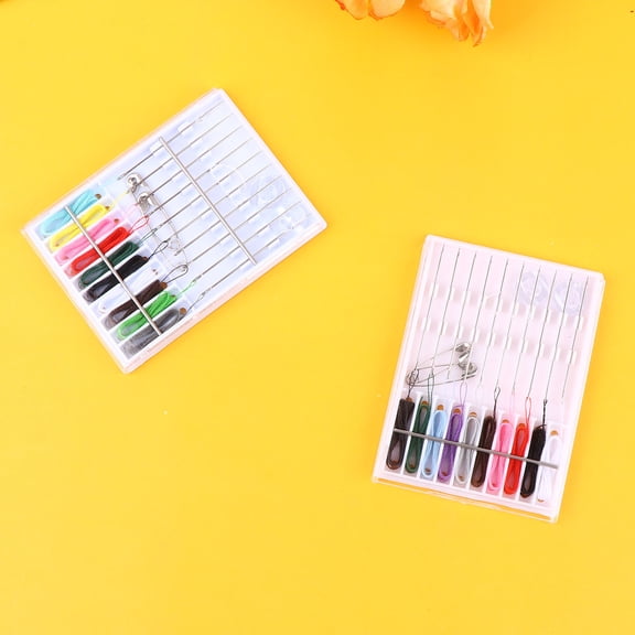 Raindrops 4 Boxes Sewing Accessories Set Assorted Color with Storage for