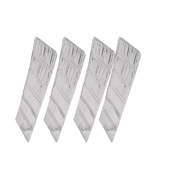 Raindrops  4 PCS Heat-insulation Aluminum Foil Board Anti-splash Baffle Plate