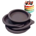 thumbnail image 1 of Raindrops  4 PCS Non-stick Silicone Baking Tray Random Color Cake Mold Easy to Clean, 1 of 8