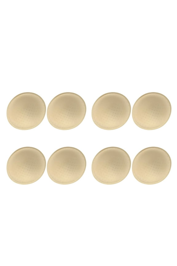 4 Pairs Women Clothes Accessories Bra Pads Inserts Sweat Breast Beige