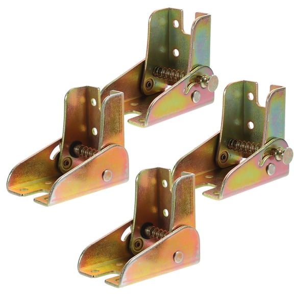 Raindrops  4 Pcs 90 Degree Self-locking Folding Hinge Heavy Duty Hinges Foldable Small